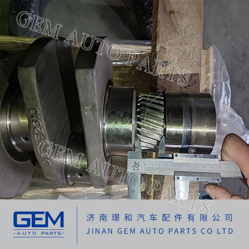 Dd618 Forged Steel Crankshaft Assembly for Weichai Engine Lgmg Sinotruk Spare Parts