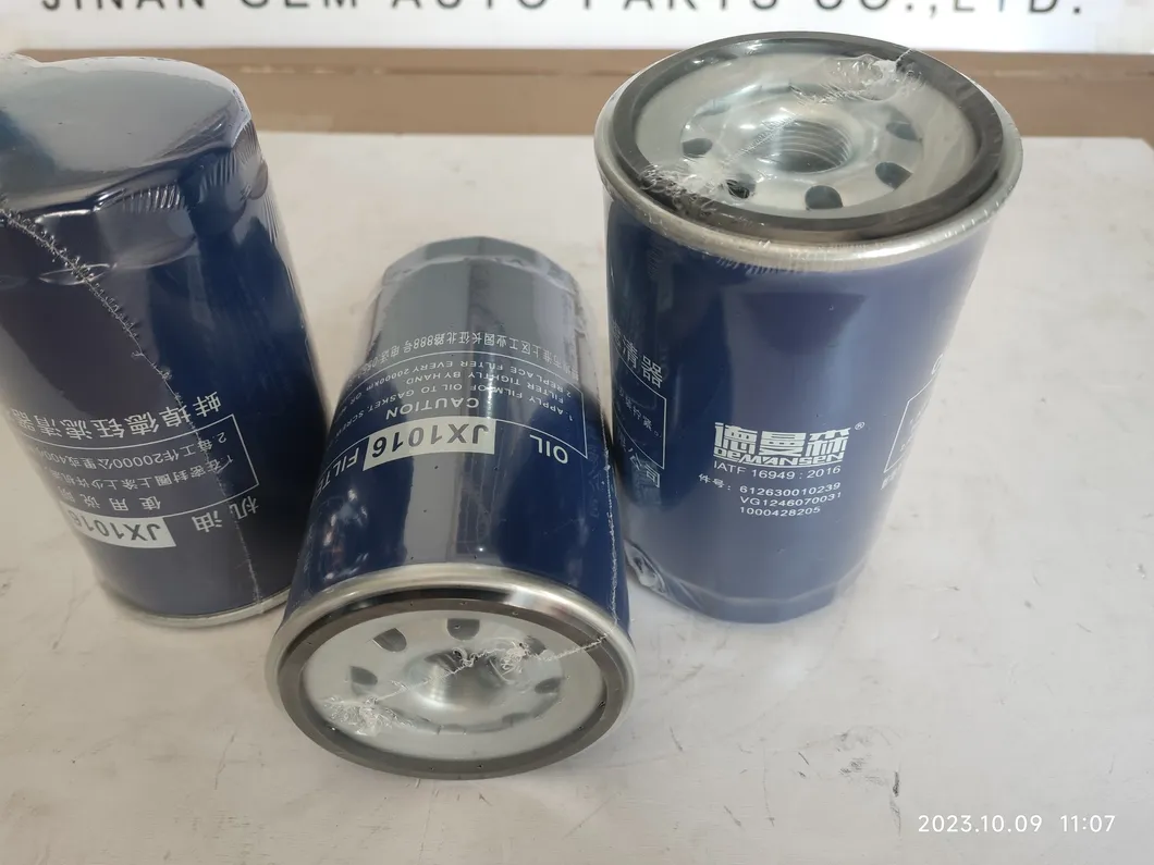 Oil Filter for Sinotruk Machinery Weichai Engine Truck Spare Parts