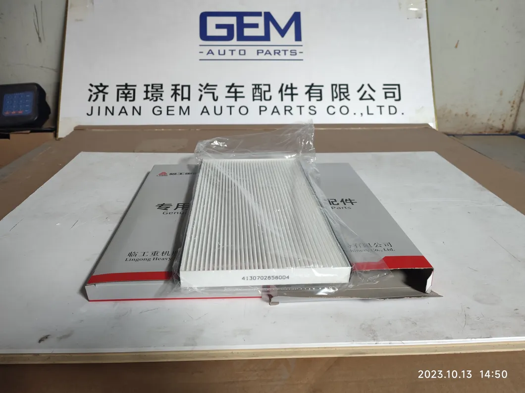 Lingong Heavy Machinery Mining Wide Body Vehicle Air Conditioning Filter 4130702858004