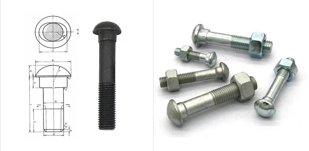 Steel Truck Wheel Hub Bolts 4110002028014 for Trailer Truck Bolt&amp; Nut