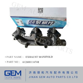 for Lgmg Tonly Shacman Liugong Longking Shantui Construction Machine Fast FC Transmission Gearbox Spare Parts Weichai Engine 4110000406032 Exhaust Manifold