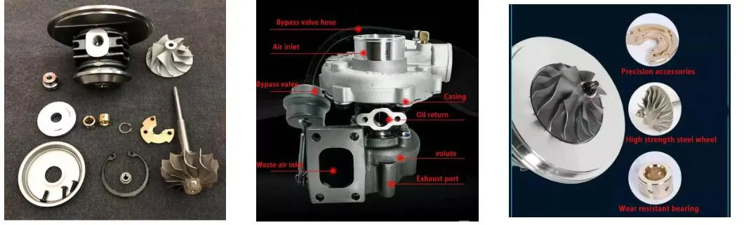 Turbocharger 772055-5001 for Sinotruk HOWO Shacman Heavy Truck Weichai Engine Parts