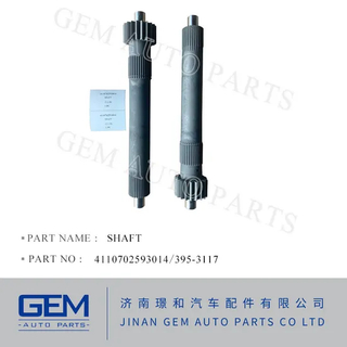 4110702593014 Shaft 395-3117 for Lgmg Tonly Shacman Liugong Longking Shantui Construction Machine Weichai Engine Fast FC Transmission Gearbox Spare Parts
