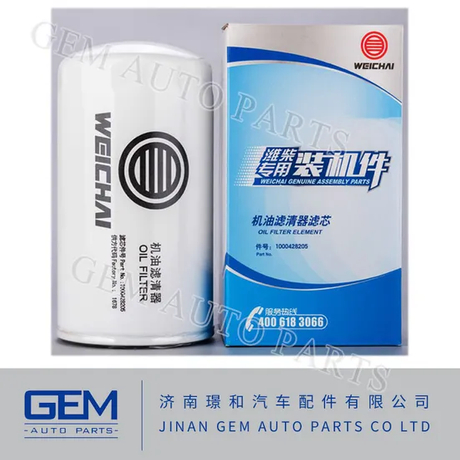 Filter Element 1000428205/1000053557/1000053555/1000053558 for Lgmg Toly Shacman Sany XCMG Weichai Engine Heavy Dump Truck Spare Parts