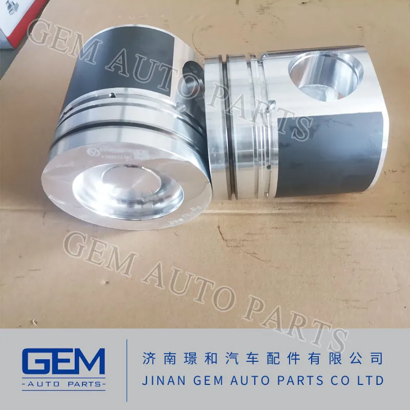 Engine Piston 612600030017 for Diesel Auto Engine Truck Parts HOWO 6 Cylinders Wd618 Weichai Spare Parts