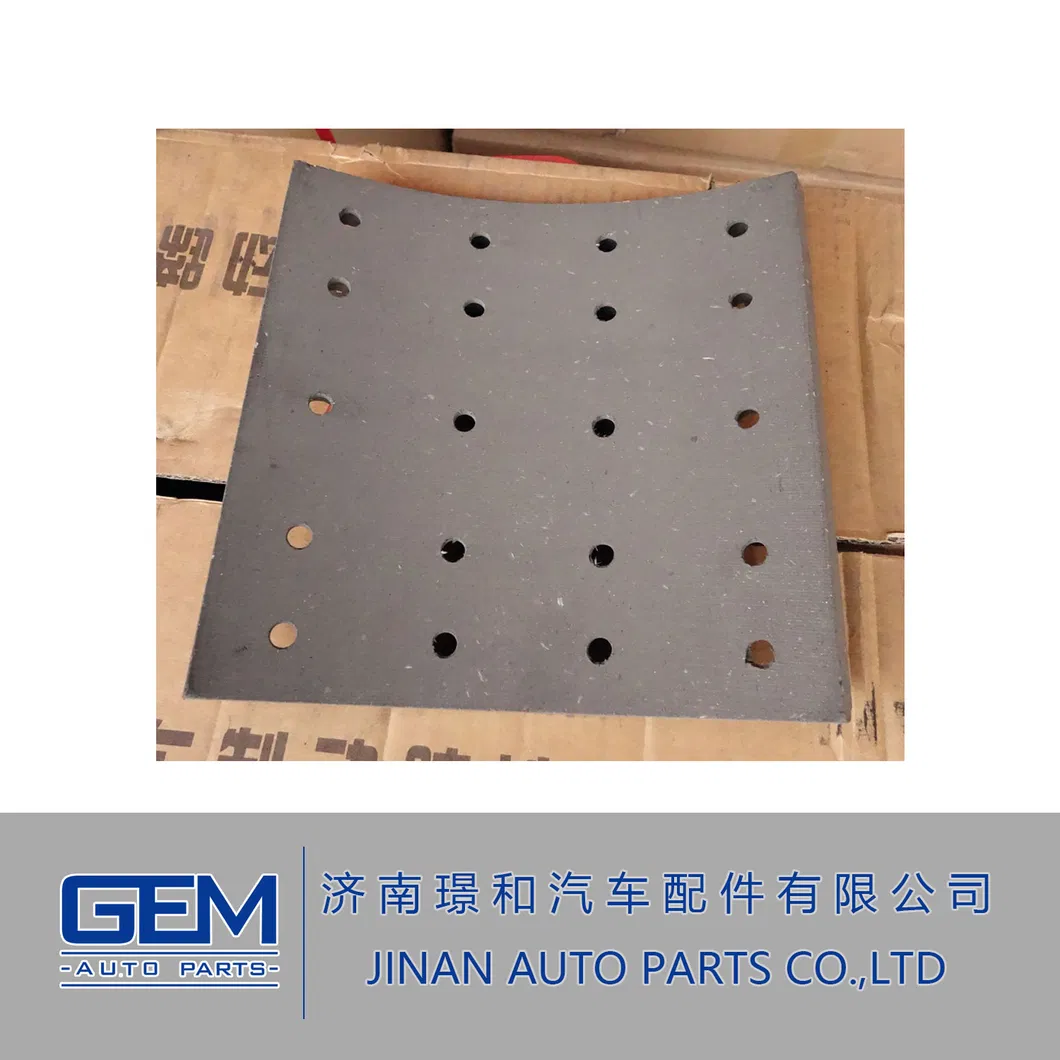 Front Brake Pad Lining for for FAW Sinotruck HOWO Truck Spare Parts